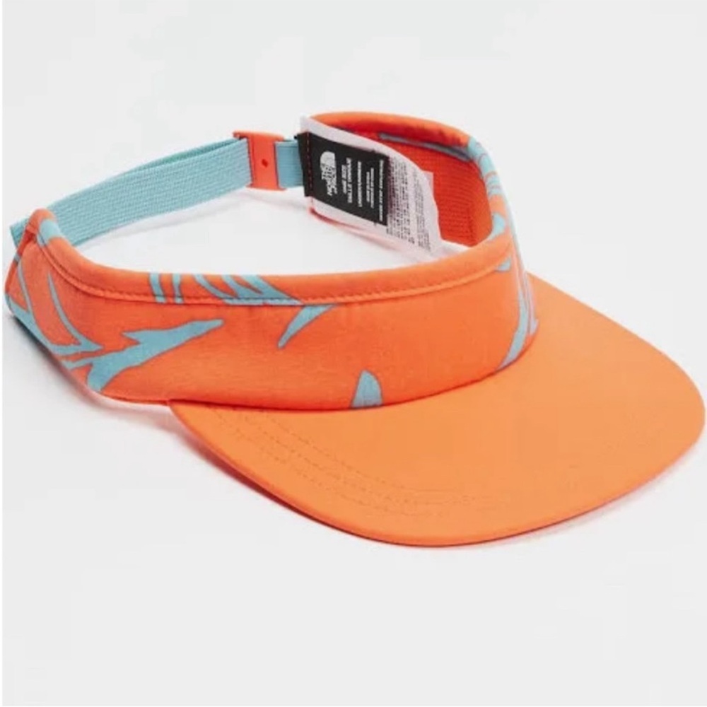 The North Face Orange and Blue Visor